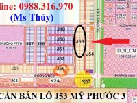 BÁN LÔ J53 MỸ PHƯỚC 3