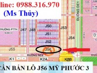 BÁN GẤP LÔ J56 MỸ PHƯỚC 3