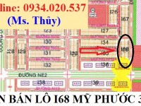 CHÍNH CHỦ BÁN GẤP LÔ I68 MỸ PHƯỚC 3 GIÁ RẺ