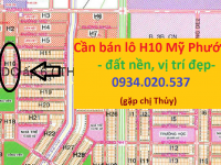 cần bán lô H10 Mỹ Phước 3