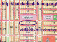 Chính chủ cần bán gấp lô I12 Mỹ Phước 3 Bình Dương, giá rẻ